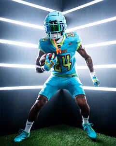 Phenom Elite Scooby-Doo football cleat Instagram lifestyle shot