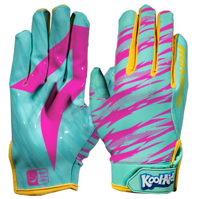 KoolAid 'Sharkleberry Fin' Football Gloves VPS4 by Phenom Elite — Phenom Elite Brand