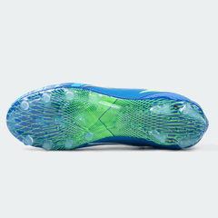 Phenom Elite Kool-Aid Bluedini football cleat — alternate side view