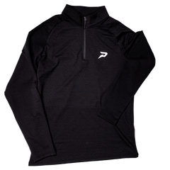 Quantum Lite Performance Quarter Zip Pullover - Black