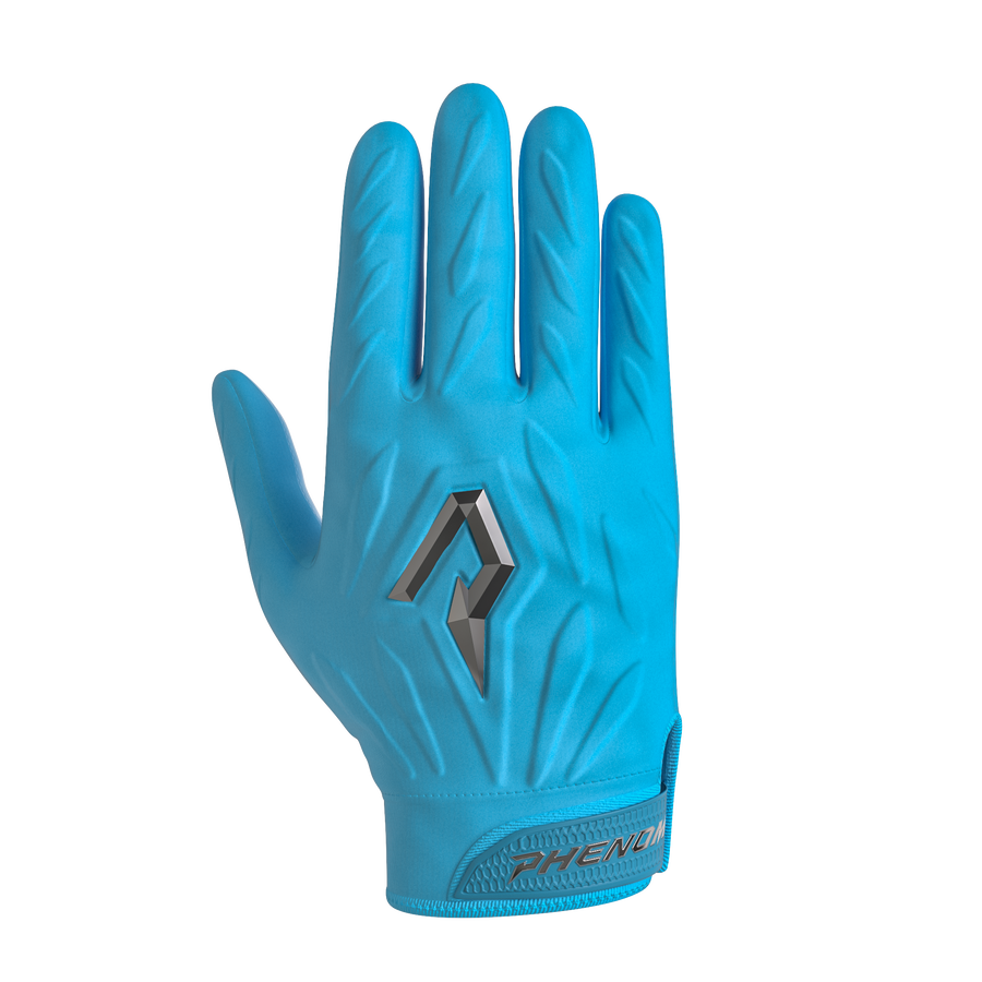 Phenom Elite Quantum Fierce Youth Padded Football Gloves - Team Colors