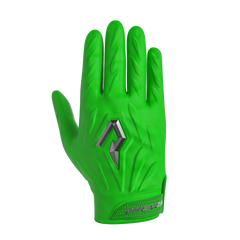 Phenom Elite Quantum Fierce kelly green adult padded football gloves