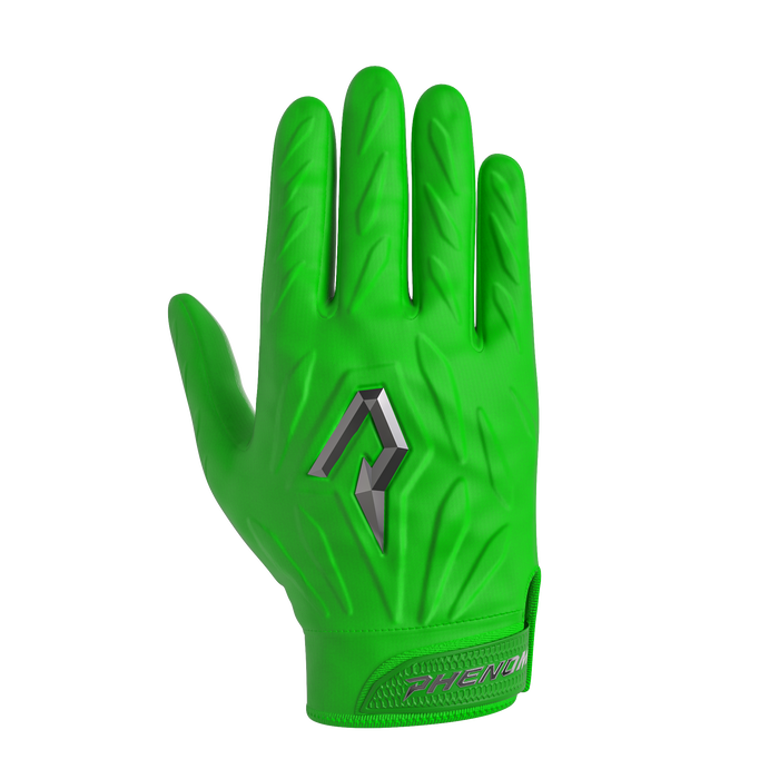 Phenom Elite Quantum Fierce Youth Padded Football Gloves Team Colors Phenom Elite Brand