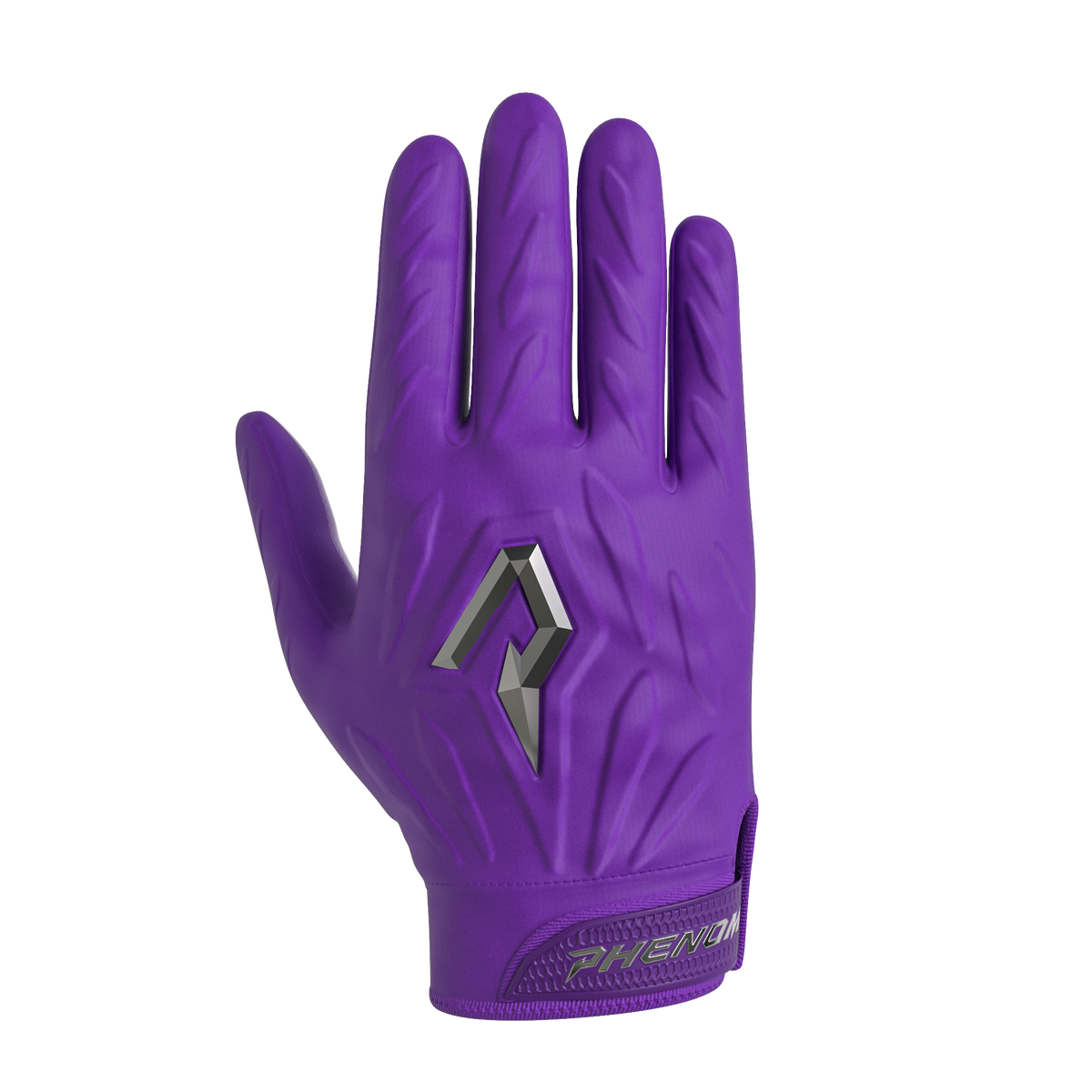 Phenom Elite Quantum Fierce purple adult padded football gloves
