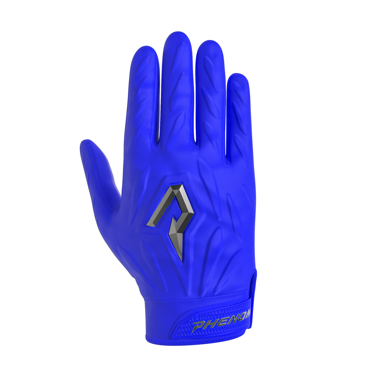 Phenom Elite Quantum Fierce royal blue adult padded football gloves