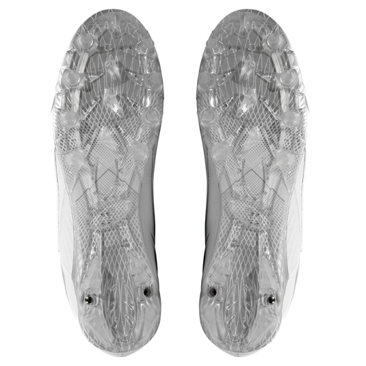 Quantum Speed: Football Cleats - White - Team Colors