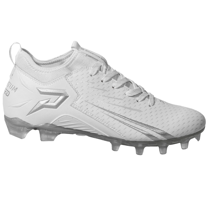 Quantum Speed: Football Cleats - White - Team Colors