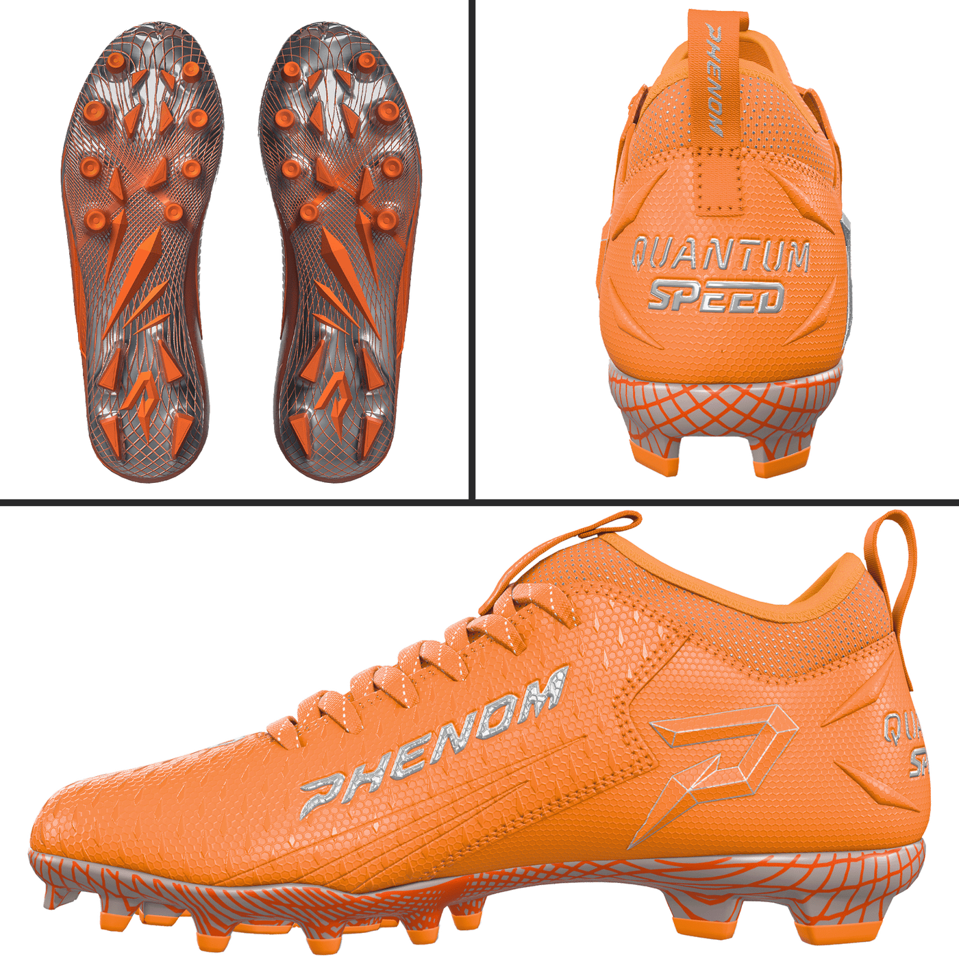 Phenom Elite Quantum Speed 2.0 Football Cleats - Team Colors — Phenom ...