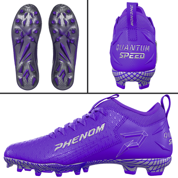 Quantum Speed 2.0 Football Cleats - Team Colors