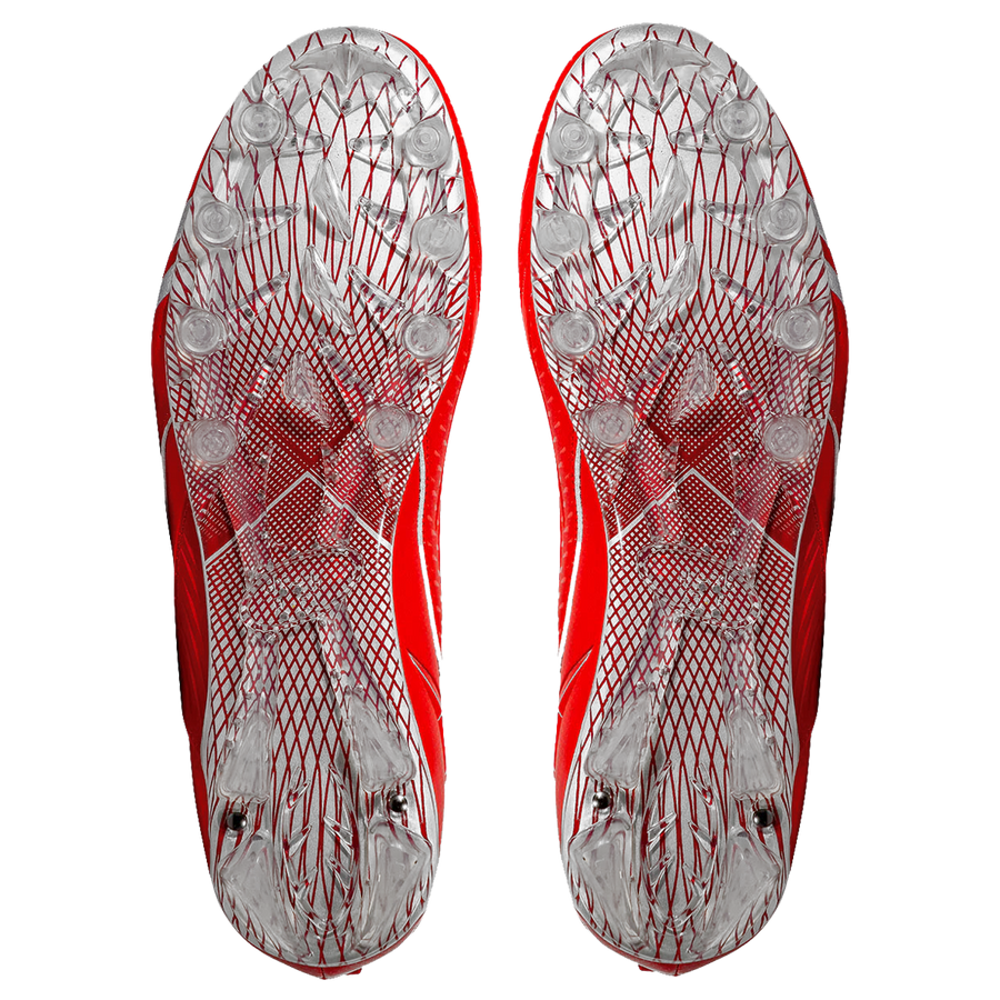 Quantum Speed: Football Cleats - Red - Team Colors
