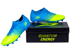 Quantum Energy Flag Football Cleats - Columbia Blue & Slime