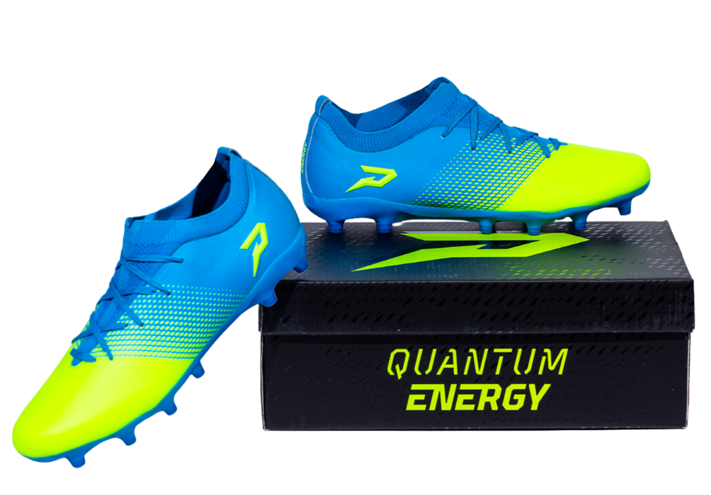 Quantum Energy: All Purpose Cleats - Columbia Blue & Slime