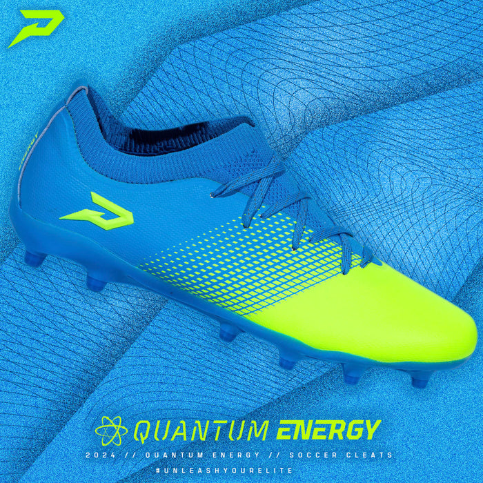 Quantum Energy: All Purpose Cleats - Columbia Blue & Slime