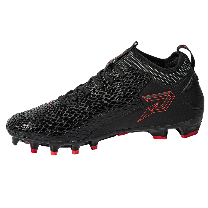 Quantum Speed Football Cleats Black Cobra Skin Phenom Elite Brand