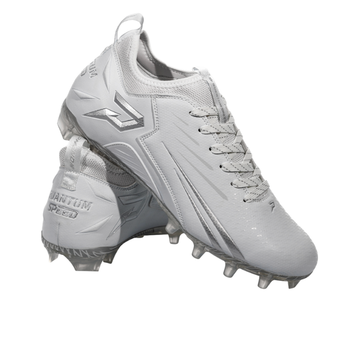 Silver sales football cleats