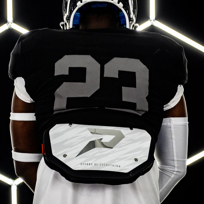Phenom Elite Football Back Plate - Clown Design Impact Protection For Shoulder Pads