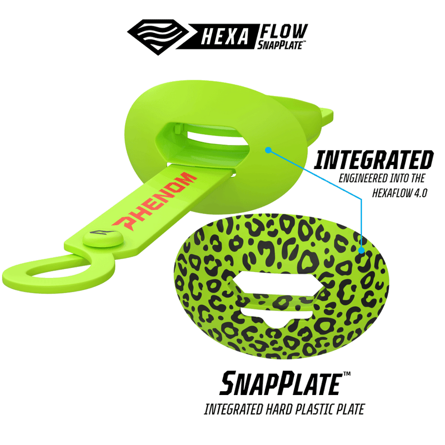 HexaFlow 4.0 SnapPlate™ Mouthguard - Slime Leopard