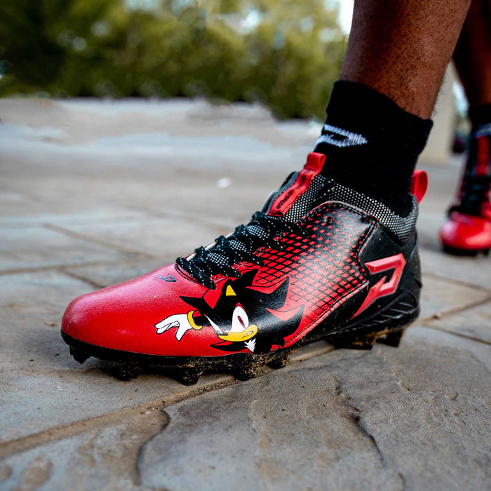 Shadow the Hedgehog Football Cleats - Quantum Speed 2.0 by Phenom Elite