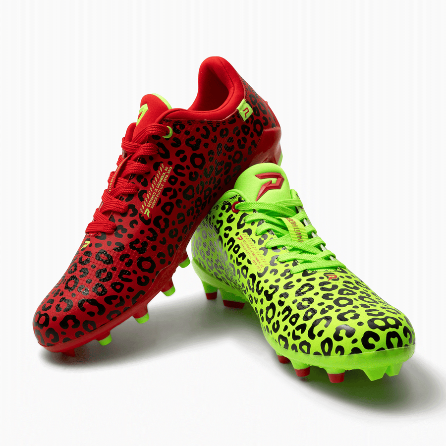 Phenom Elite Quantum Carbon Football Cleats – Slime Leopard