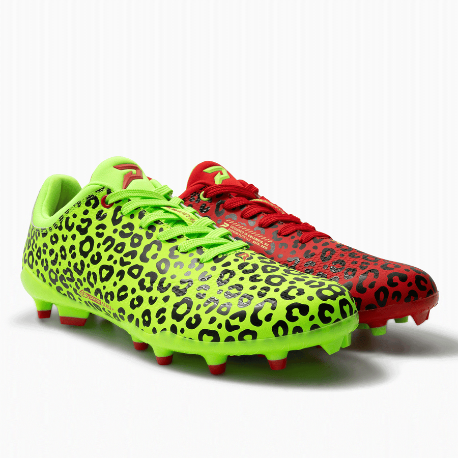 Phenom Elite Quantum Carbon Football Cleats – Slime Leopard