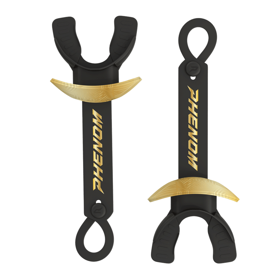 HexaFlow 4.0 SnapPlate™ Mouthguard - Black Gold Rush