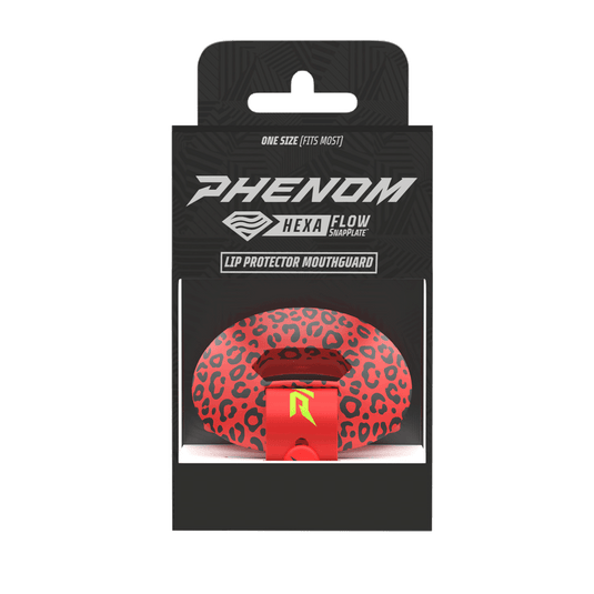 HexaFlow 4.0 SnapPlate™ Mouthguard - Red Leopard