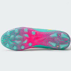 Phenom Elite Kool-Aid Sharkleberry Fin football cleat — outsole and traction detail