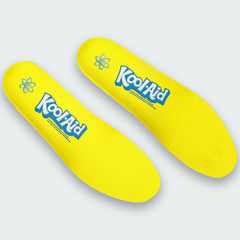 Phenom Elite Kool-Aid Sharkleberry Fin football cleat — detail of upper