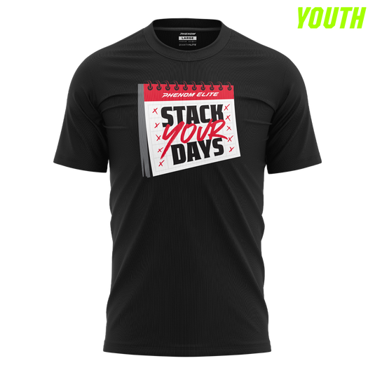 Stack Your Days Calendar Graphic Tee - Youth