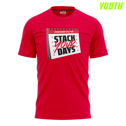 Stack Your Days Calendar Graphic Tee - Youth