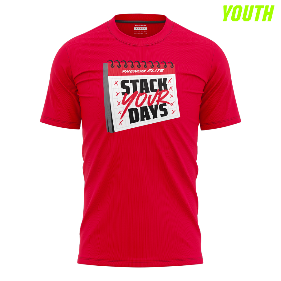 Stack Your Days Calendar Graphic Tee - Youth