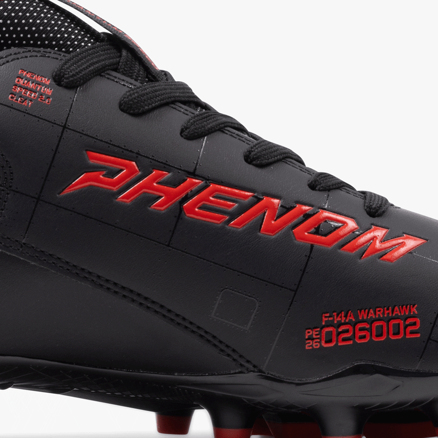 Stealth Warhawk Football Cleats Quantum Speed 2.0 by Phenom Elite