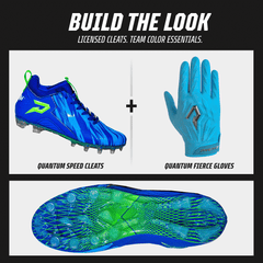 Phenom Elite Kool-Aid Bluedini team gear style guide — matching cleats and accessories
