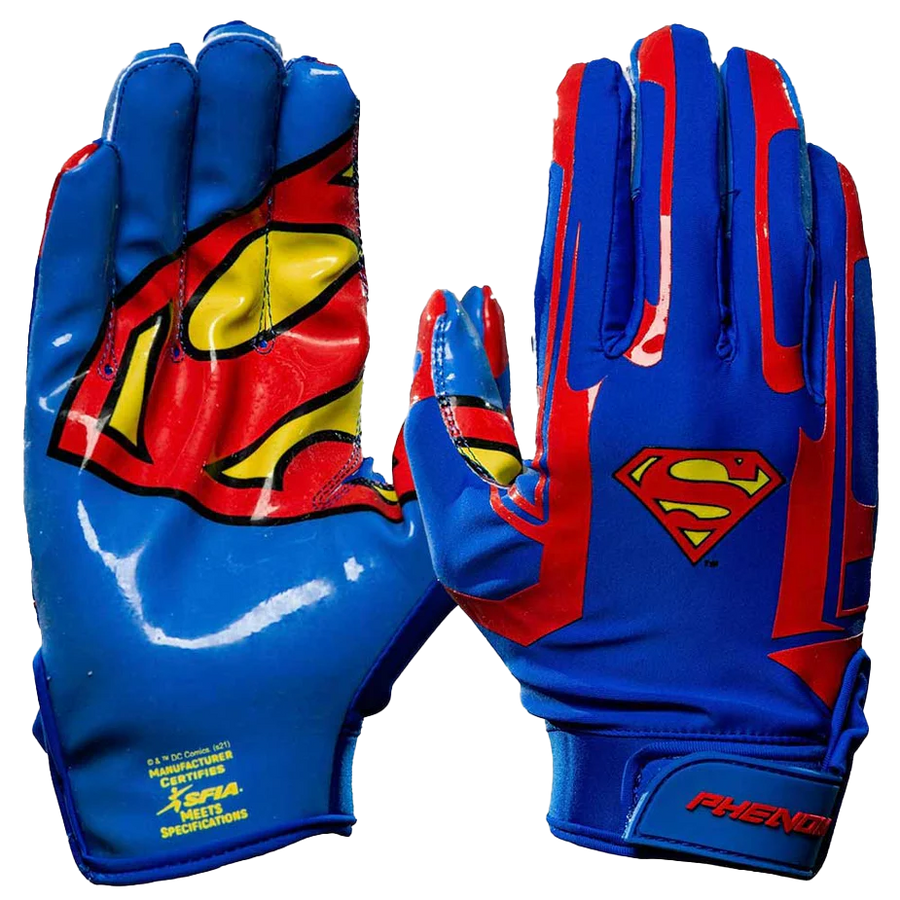 Phenom Elite x Superman™ Football Gloves — VPS1 | Vapor-Stick Phenom Elite x Superman™ Football Gloves — VPS1 | Vapor-Stick