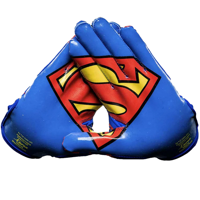 Superman Football Gloves VPS1 by Phenom Elite Phenom Elite Brand