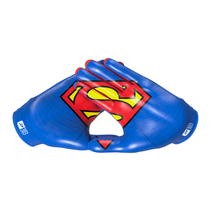 Superman Football Gloves VPS5 by Phenom Elite Phenom Elite Brand