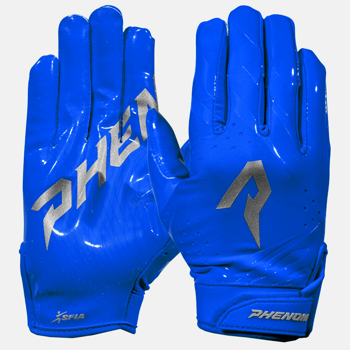 Phenom Elite Royal Blue Football Gloves - VPS5