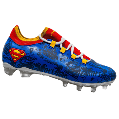 Superman Football Cleats - Velocity 2.0 by Phenom Elite