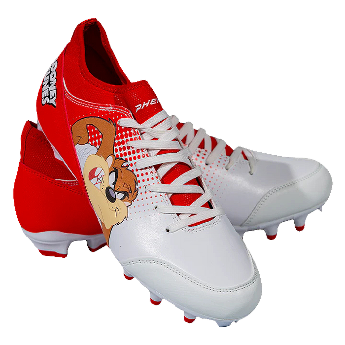 Looney Tunes Football Cleats Tasmanian Taz Devil Velocity 3.0 by Phenom Elite Brand