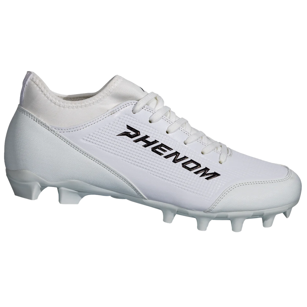 Velocity 3.0 Football Cleats White Phenom Elite Brand