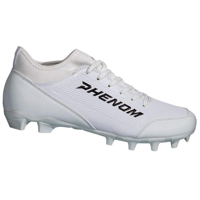 Velocity 3.0 Youth Football Cleats White Phenom Elite Brand