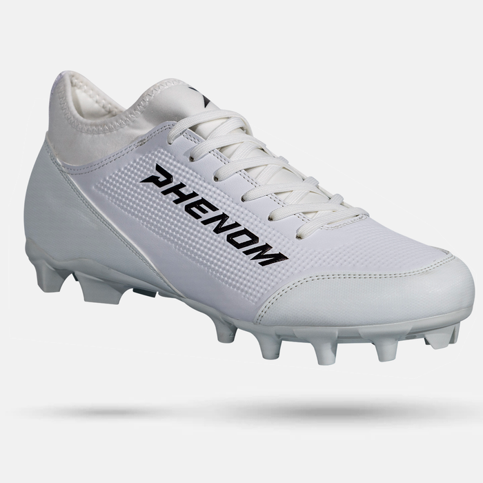 Velocity 3.0: Football Cleats - White — Phenom Elite Brand