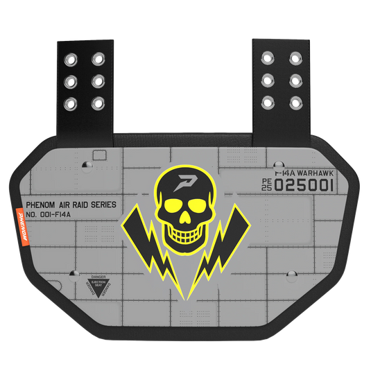 Phenom Elite Football Back Plate - Warhawk
