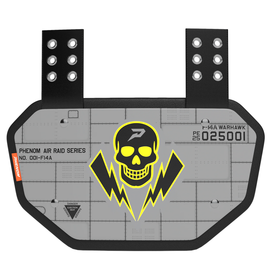 Phenom Elite Football Back Plate - Warhawk