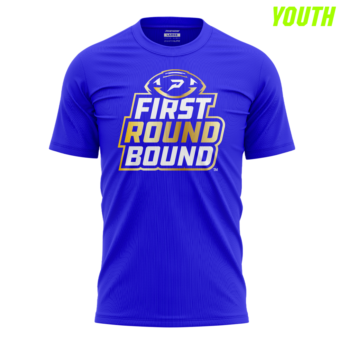 First Round Bound™ Youth Tee - Royal Blue