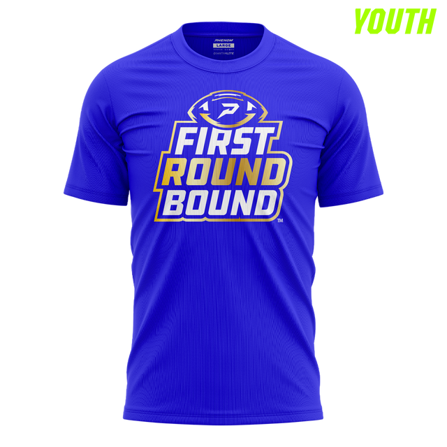 First Round Bound™ Youth Tee - Royal Blue