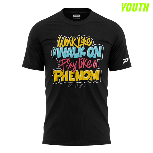 Work Like a Walk On Graphic Tee - Youth