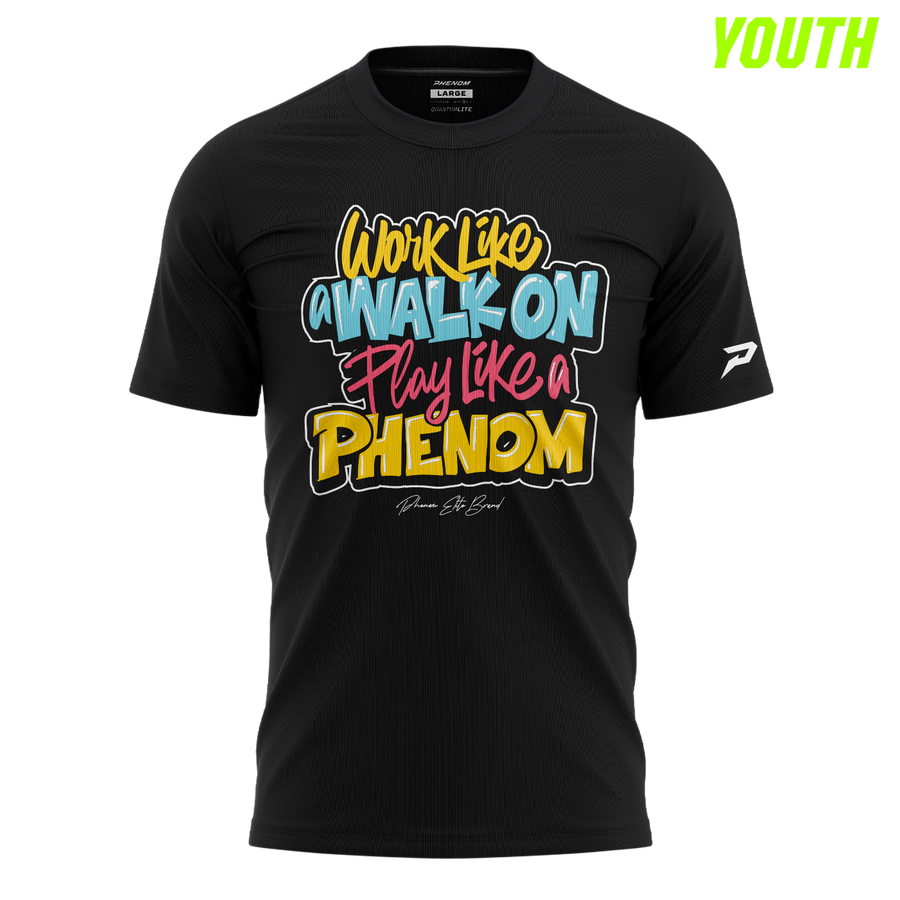 Work Like a Walk On Graphic Tee - Youth