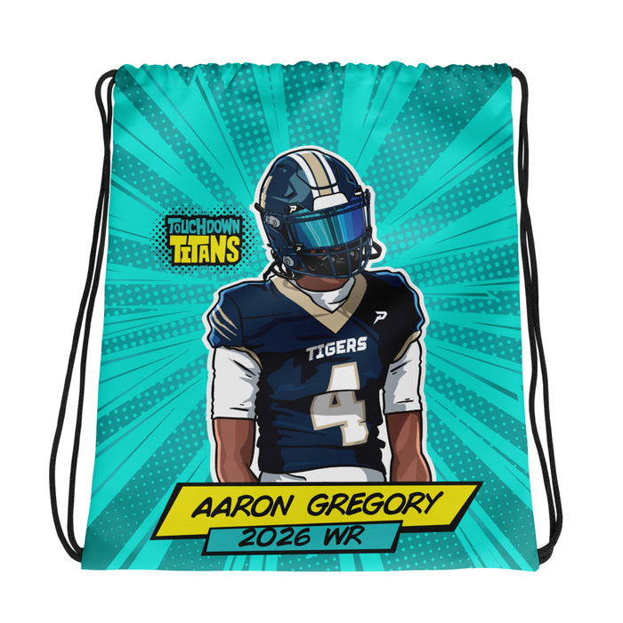 Touchdown Titans Aaron Gregory Drawstring bag