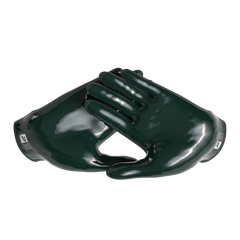 Phenom Elite Quantum Fierce dark green padded football gloves Vapor-Stick palms